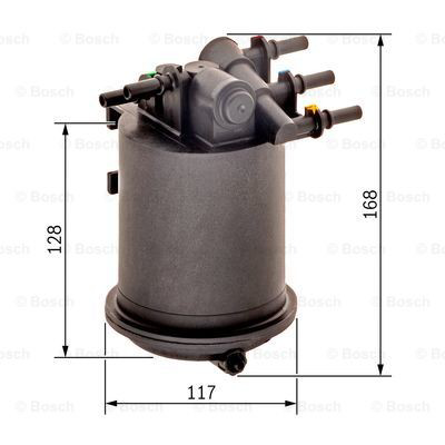 Купить 0450906461 Bosch Фильтр-отстойник топлива грубой очистки