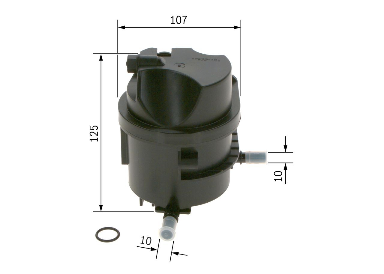 Фильтр тонкой очистки топлива Bosch 0450907007 цена, от 29.86 USD