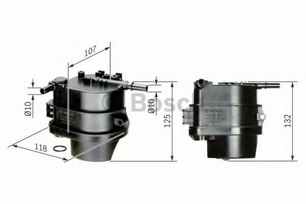 Фильтр топливный Bosch 0450907007