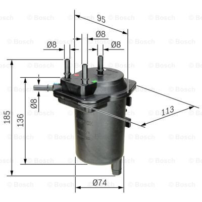 0450907013 Bosch Фильтр топлива