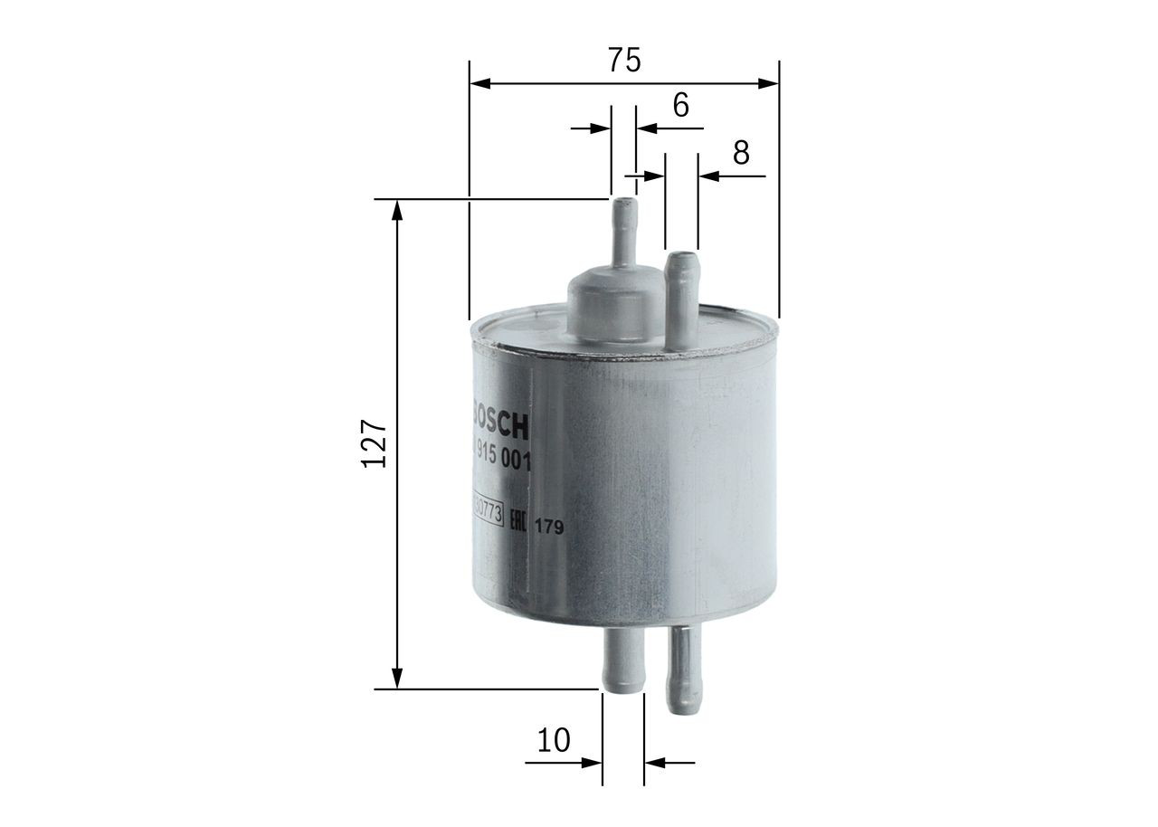 Топливный фильтр 0450915001 Bosch