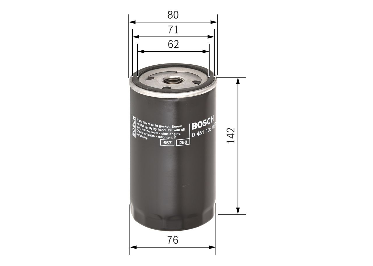 Купить 0451103092 Bosch Фильтр центробежный очистки масла
