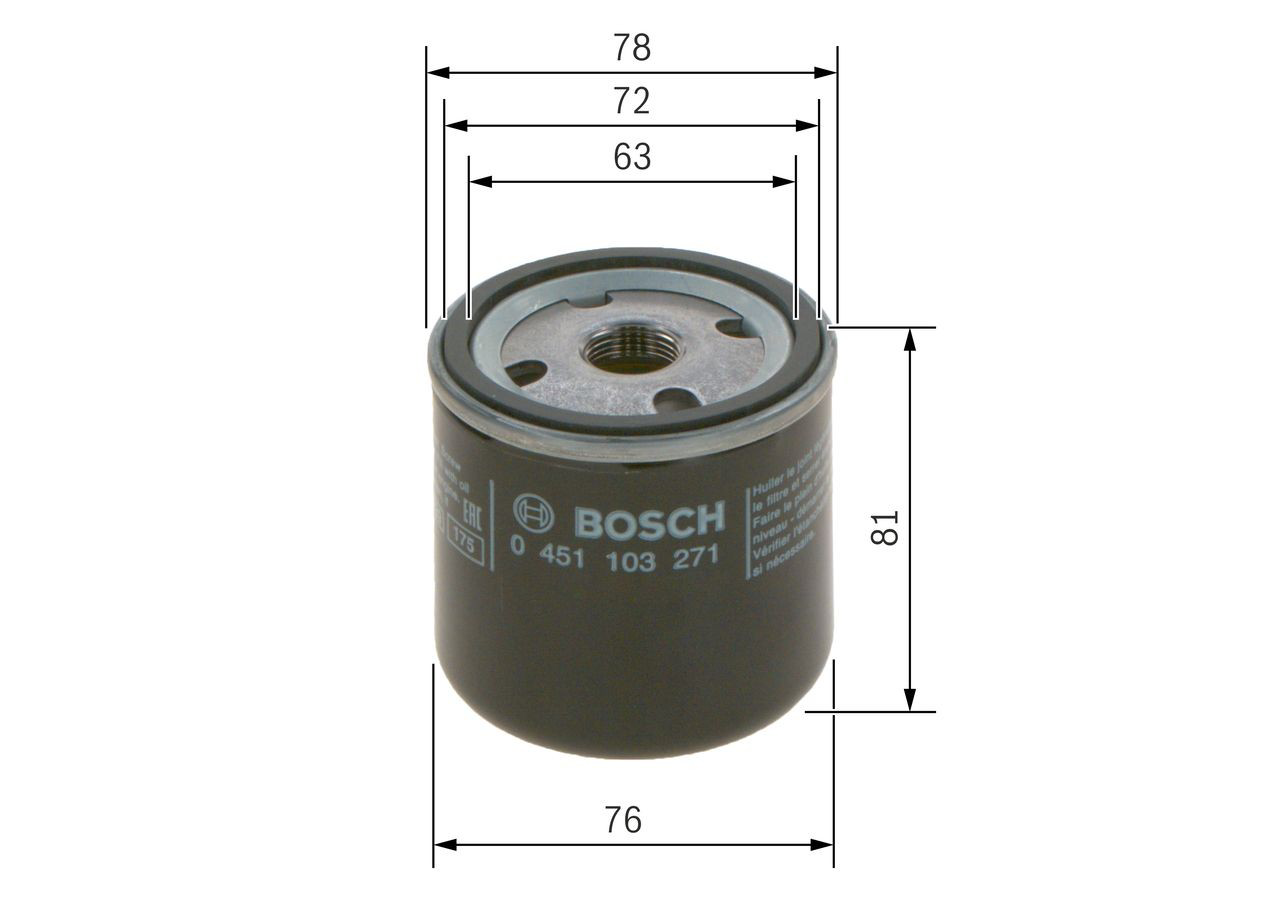 Масляный фильтр 0451103271 Bosch