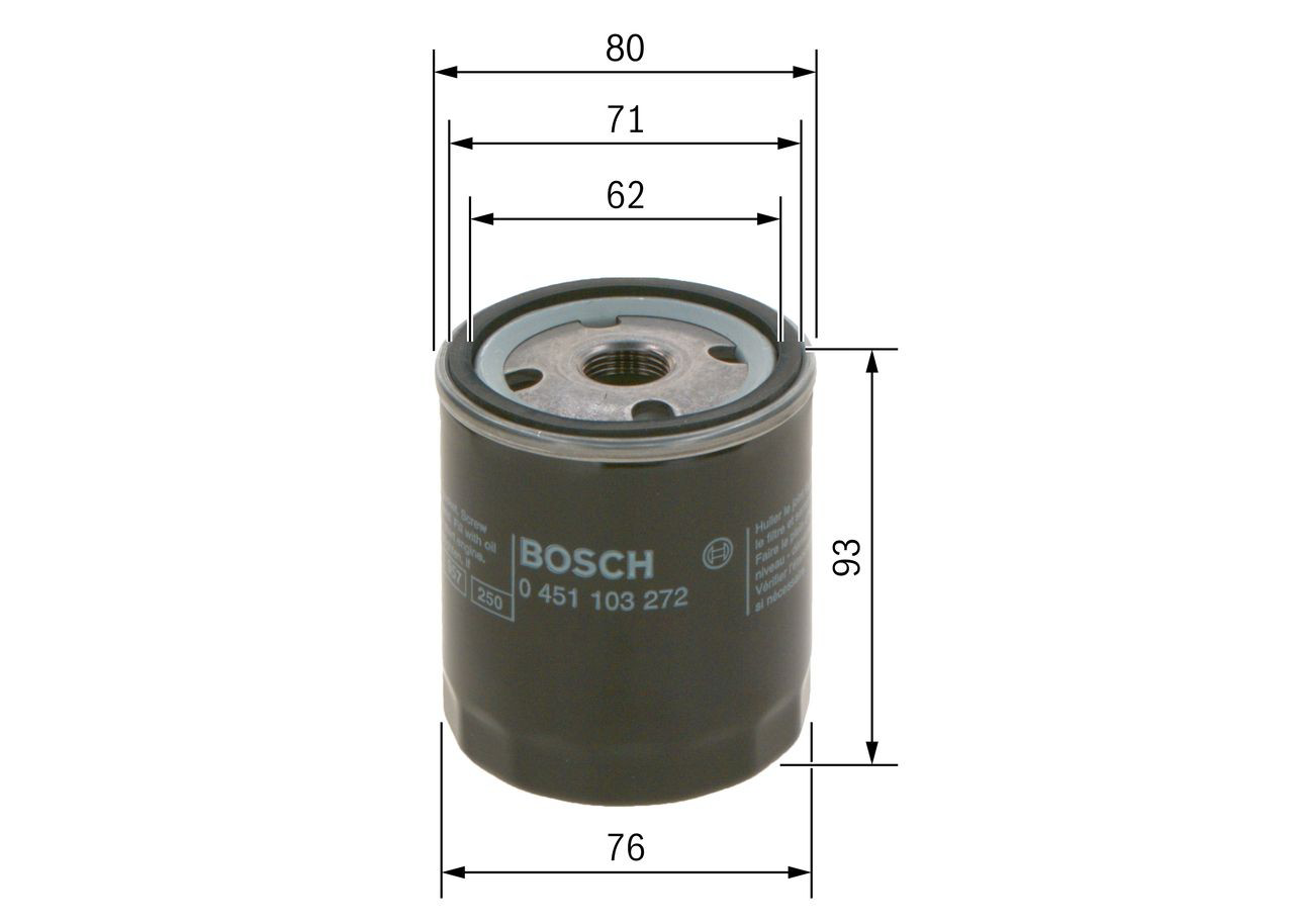 Масляный фильтр 0451103272 Bosch