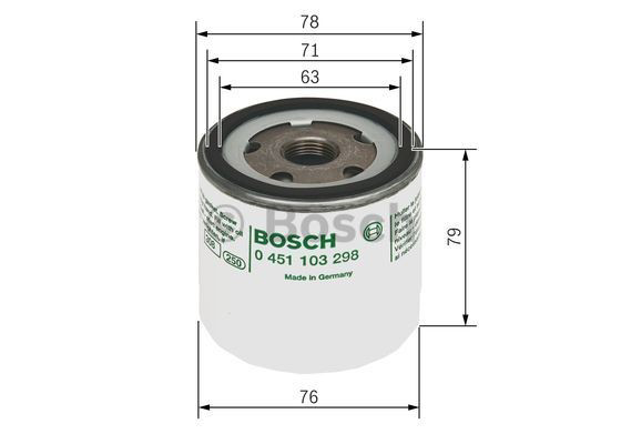 Масляный фильтр 0451103298 Bosch