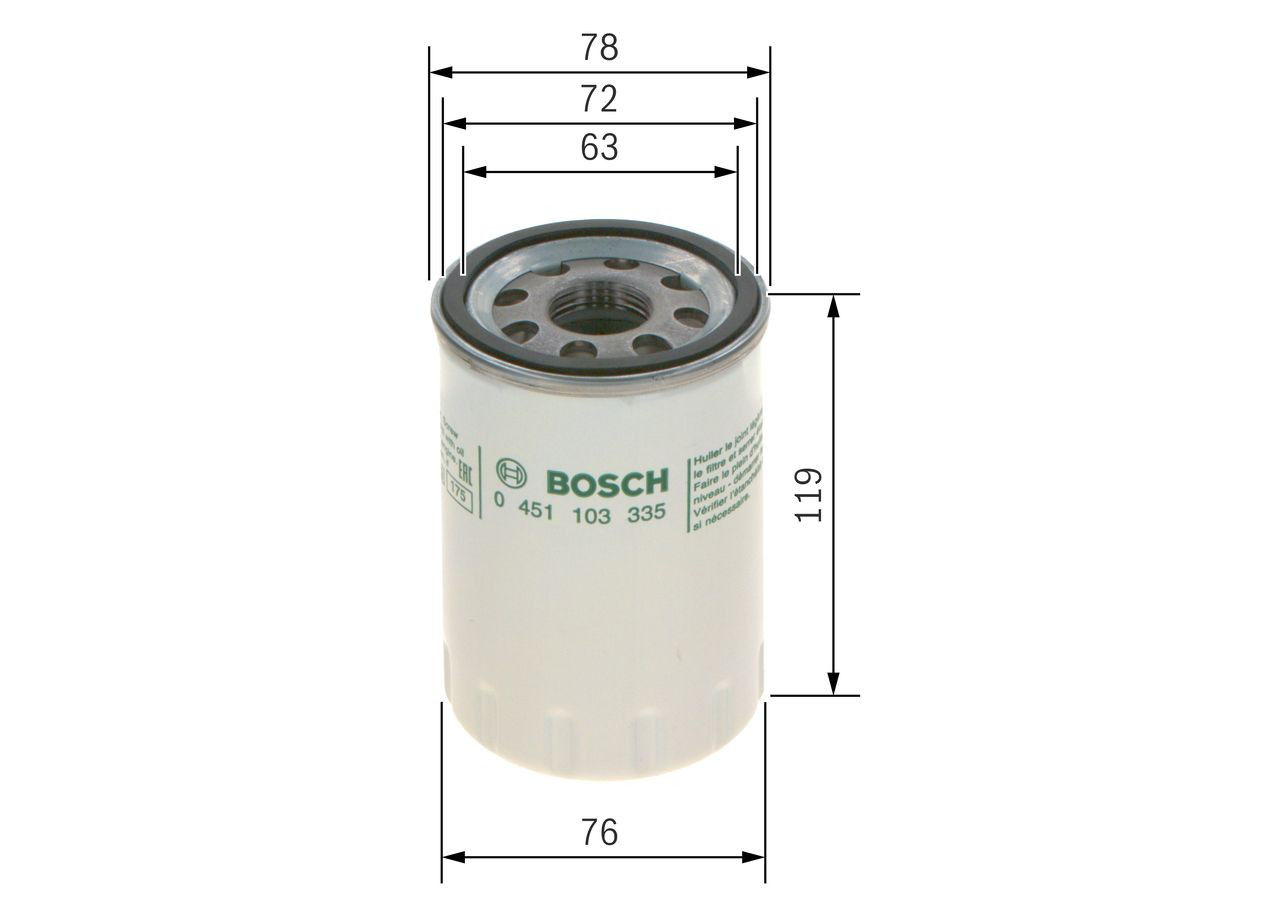 Масляный фильтр 0451103335 Bosch