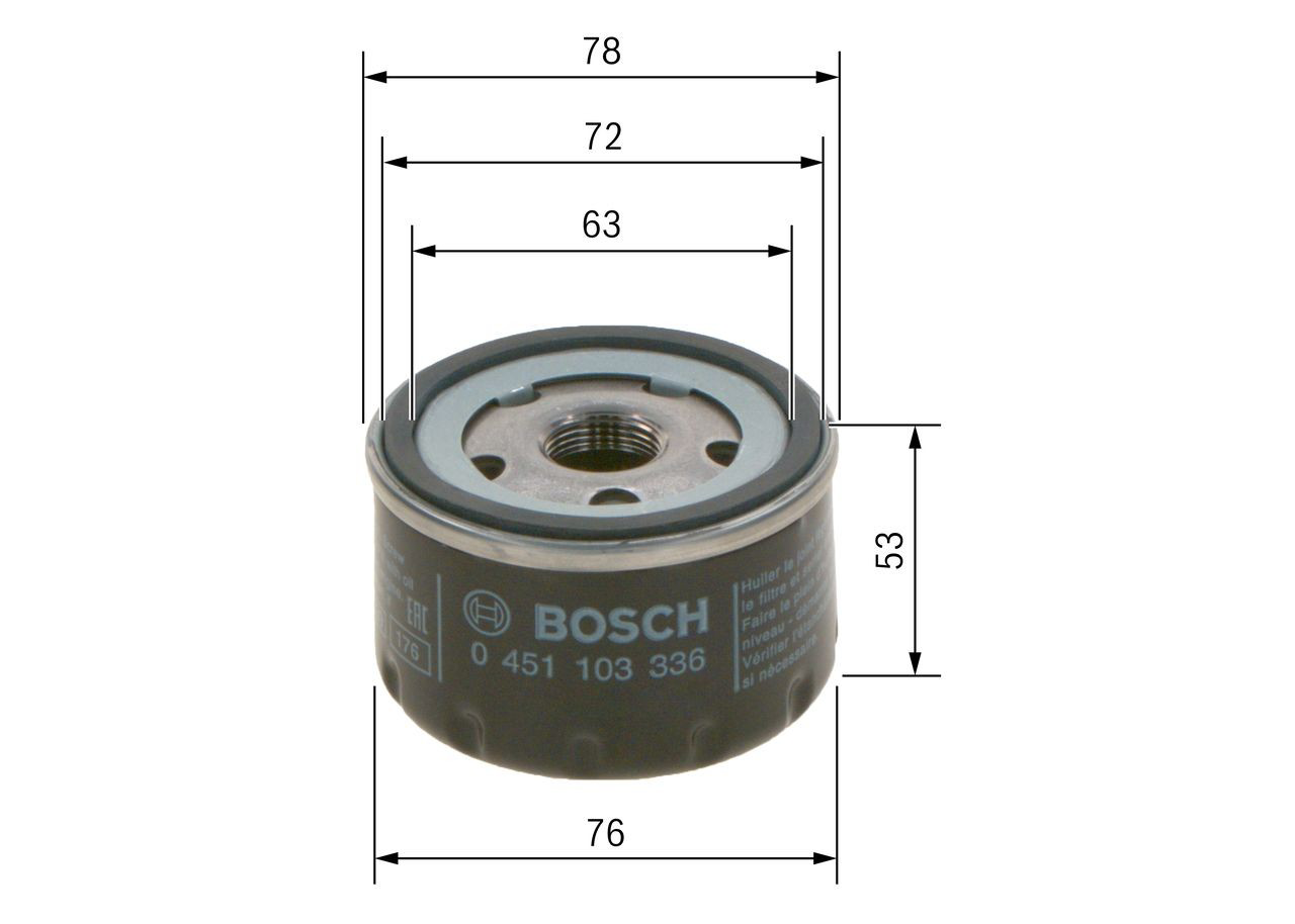 Масляный фильтр 0451103336 Bosch