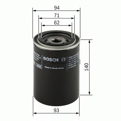 Купить 0451104005 Bosch Фильтр гидравлический