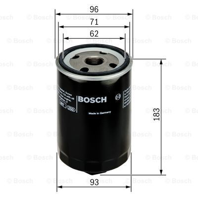 Купить 0451203087 Bosch Фильтр центробежный очистки масла
