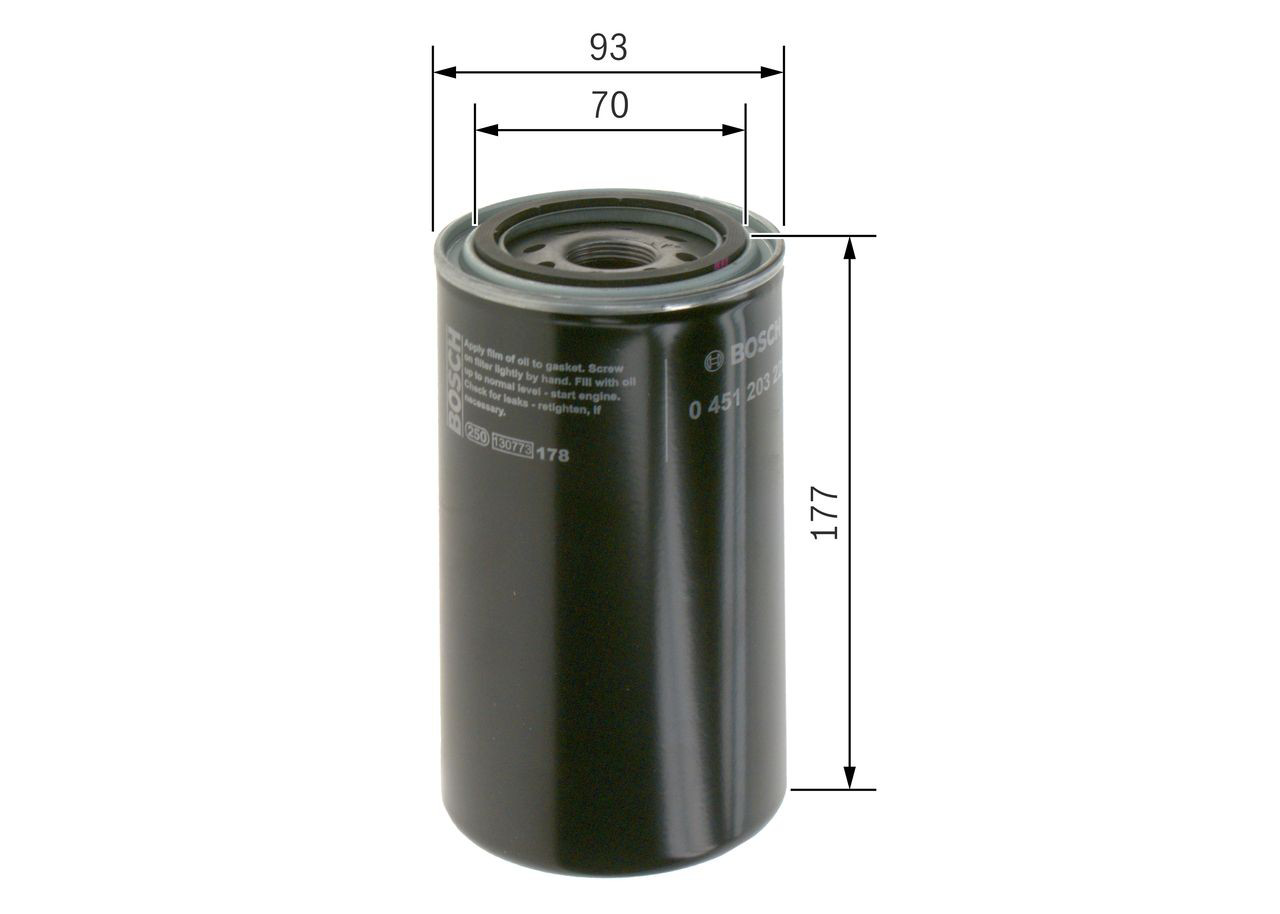 Фильтр очистки масла центробежный Bosch 0451203228 цена, от 9.13 USD