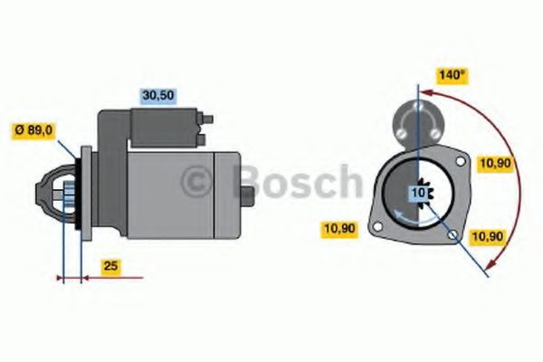 Стартер 4854185 Iveco