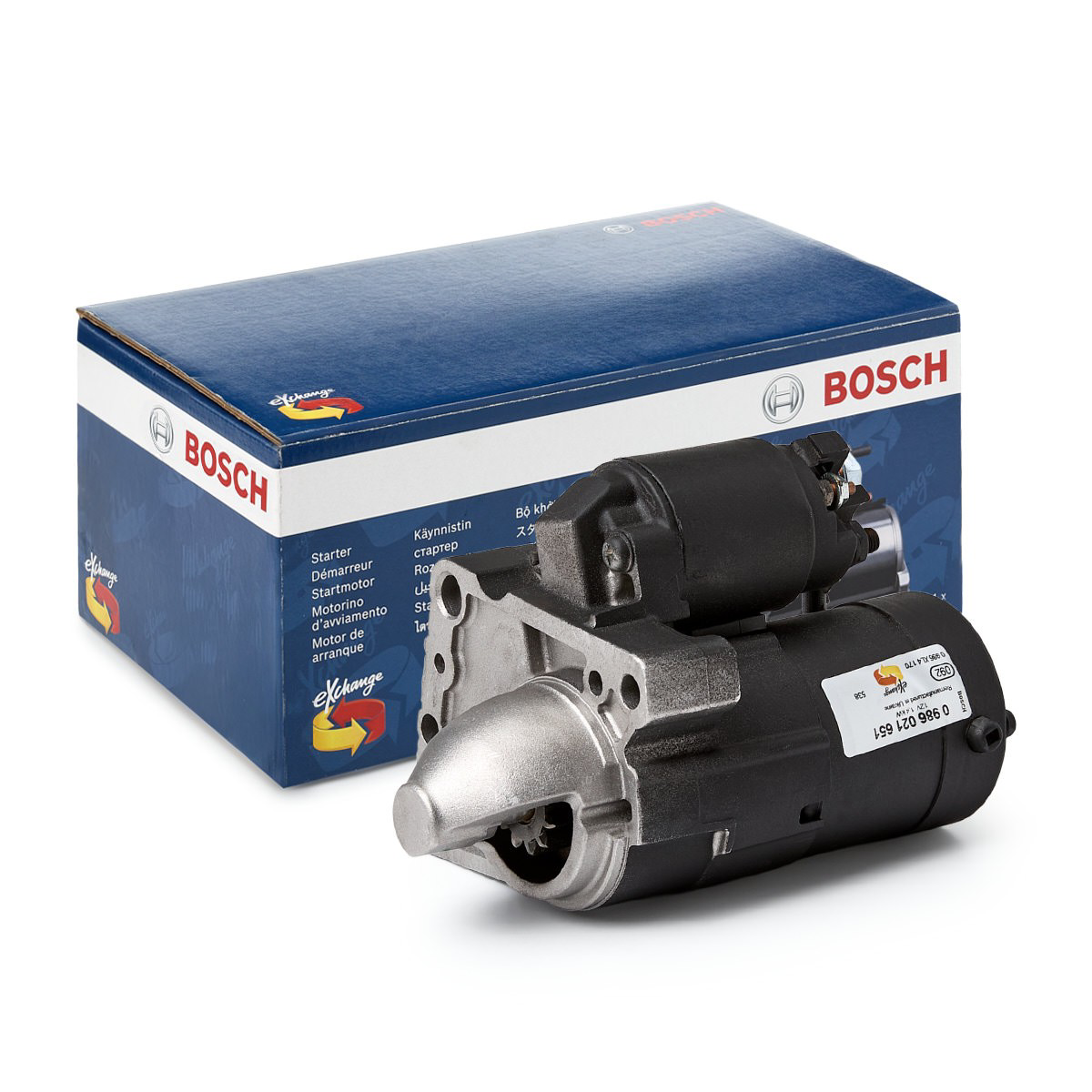 Стартер двигателя Bosch 0986021651