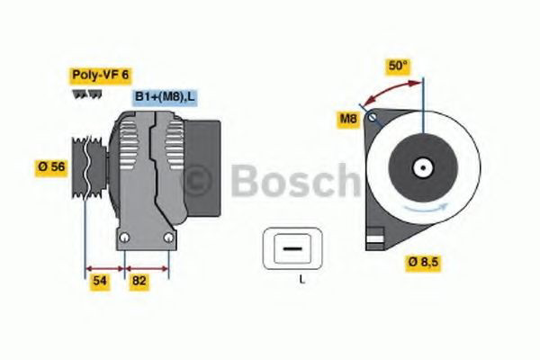 Купить 0986042840 Bosch Генератор