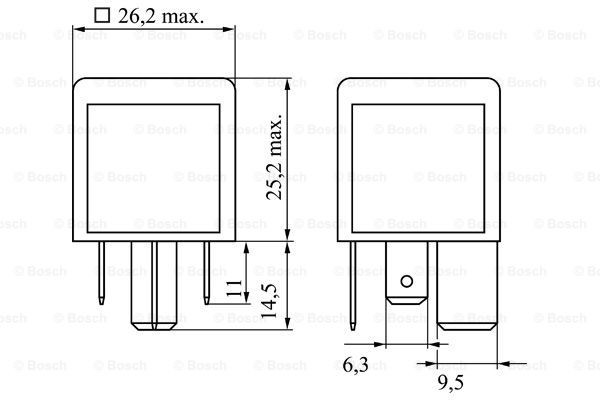 Реле управления Bosch 0986332002 цена, от 5.91 USD