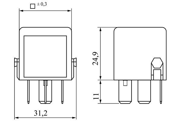Реле многофункциональное 0986332041 Bosch