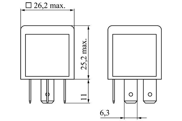 Реле поворотов 0986332071 Bosch