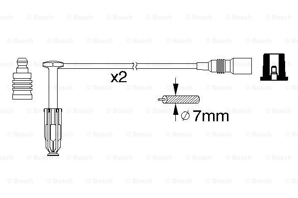 Провода зажигания Bosch 0986356311 цена, от 31.67 USD