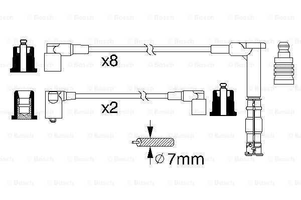 Провода зажигания Bosch 0986356315 цена, от 219.38 USD