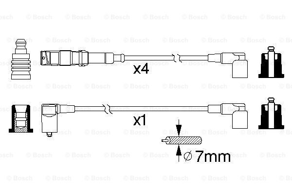 Бронепровода Bosch 0986356333