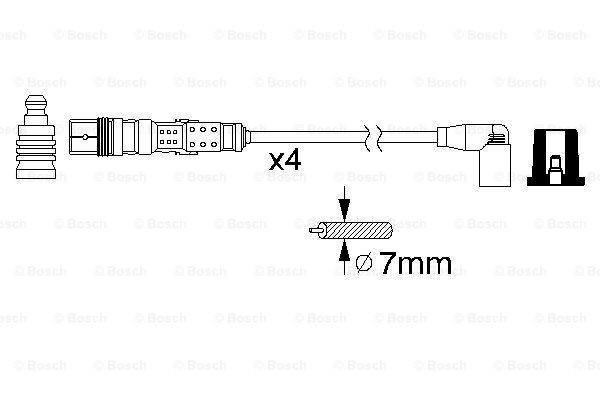 Бронепровода Bosch 0986356346