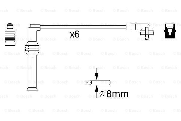 Провода зажигания Bosch 0986356870 цена, от 43.99 USD