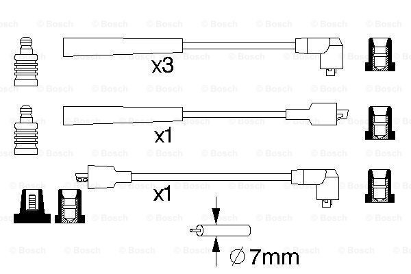 Высоковольтные провода MD030938 Proton