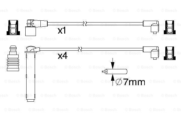 Бронепровода Bosch 0986357223