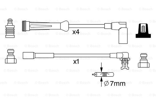 Бронепровода Bosch 0986357250