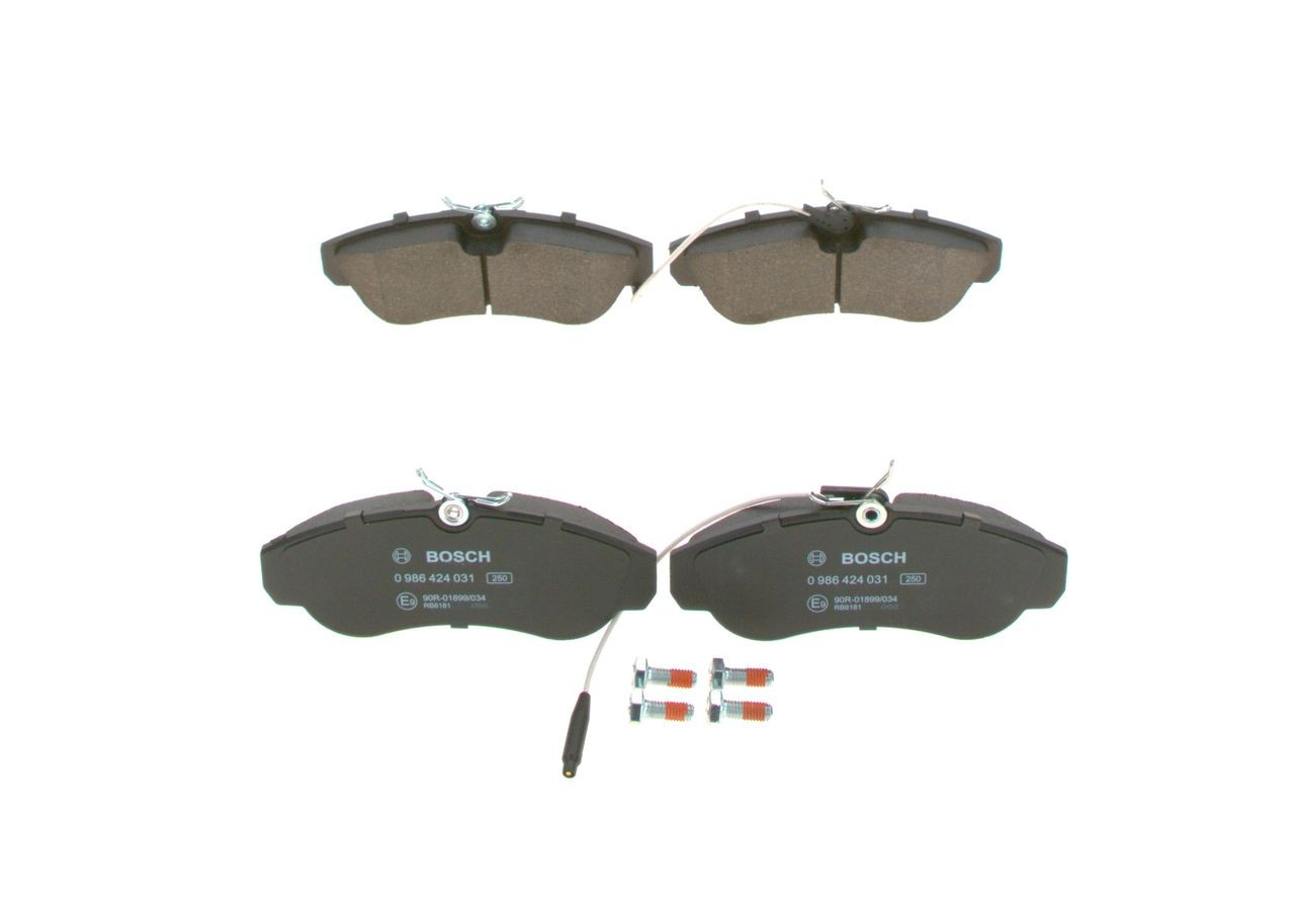 Тормозные колодки Bosch 0986424031
