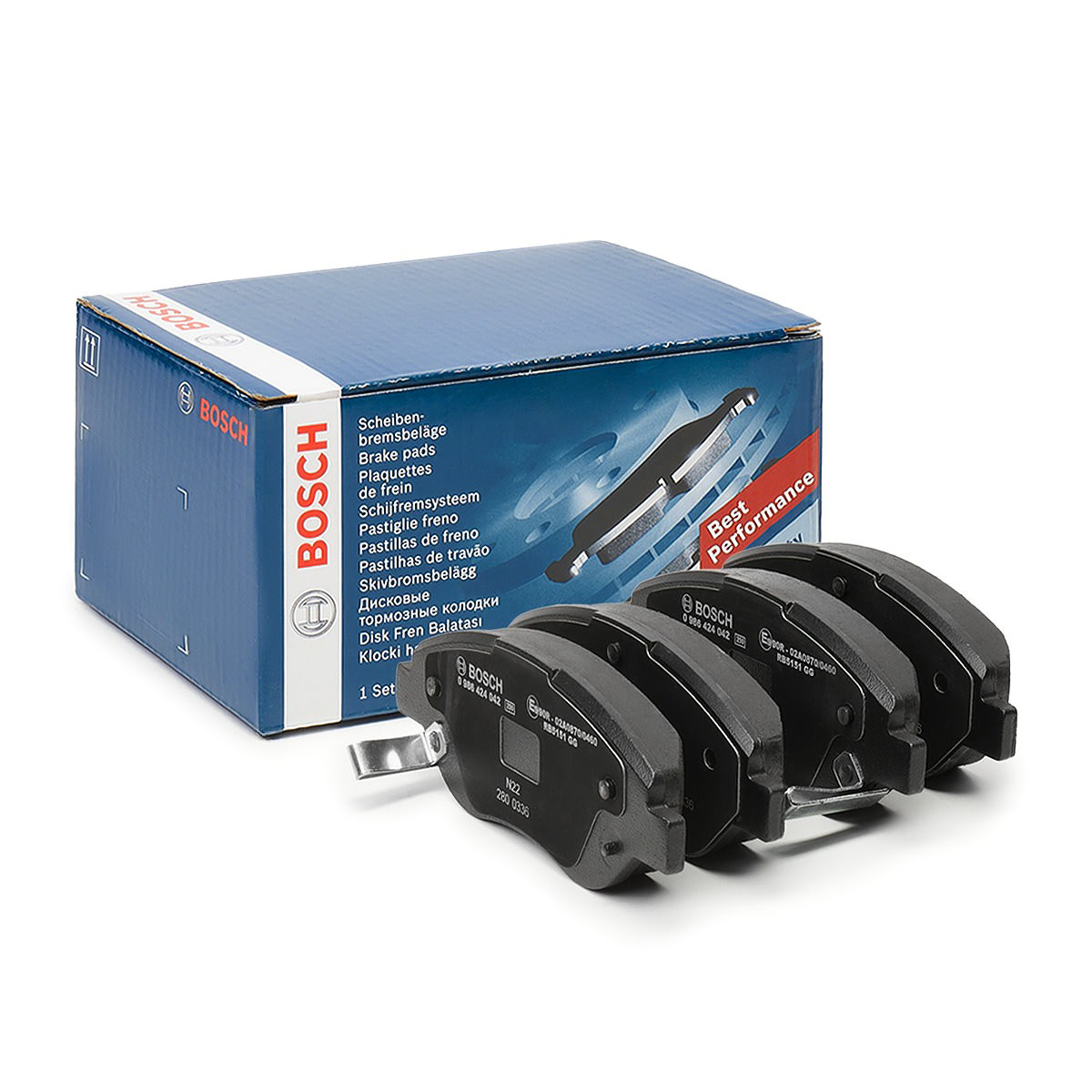 Тормозные колодки Bosch 0986424042