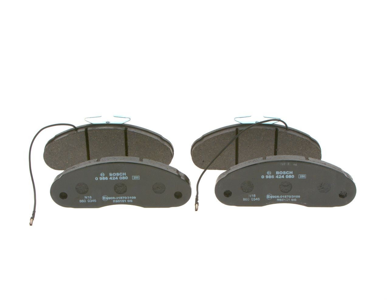Передние тормозные колодки 0986424080 Bosch