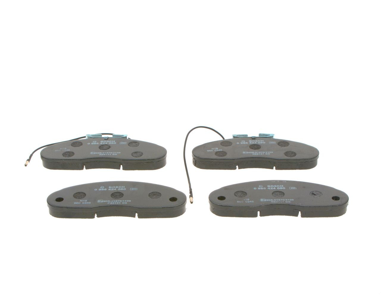 0986424080 Bosch Колодки передние