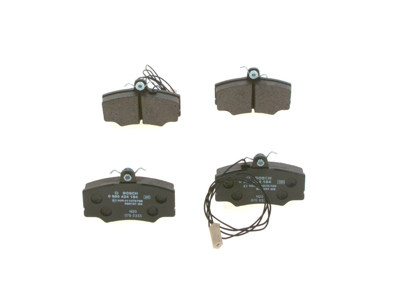 Передние тормозные колодки 60765017 Fiat/Alfa/Lancia