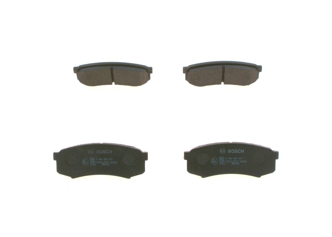 Купить 0986424313 Bosch Колодки тормозные задние, дисковые