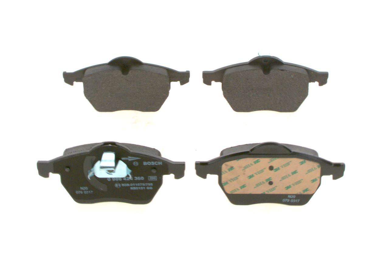 Передние тормозные колодки 0986424360 Bosch