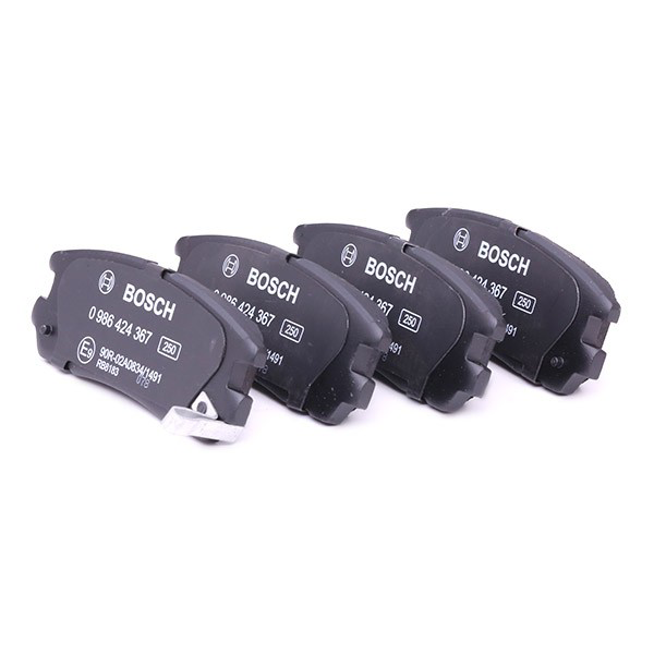 Купить 0986424367 Bosch Колодки тормозные задние, дисковые
