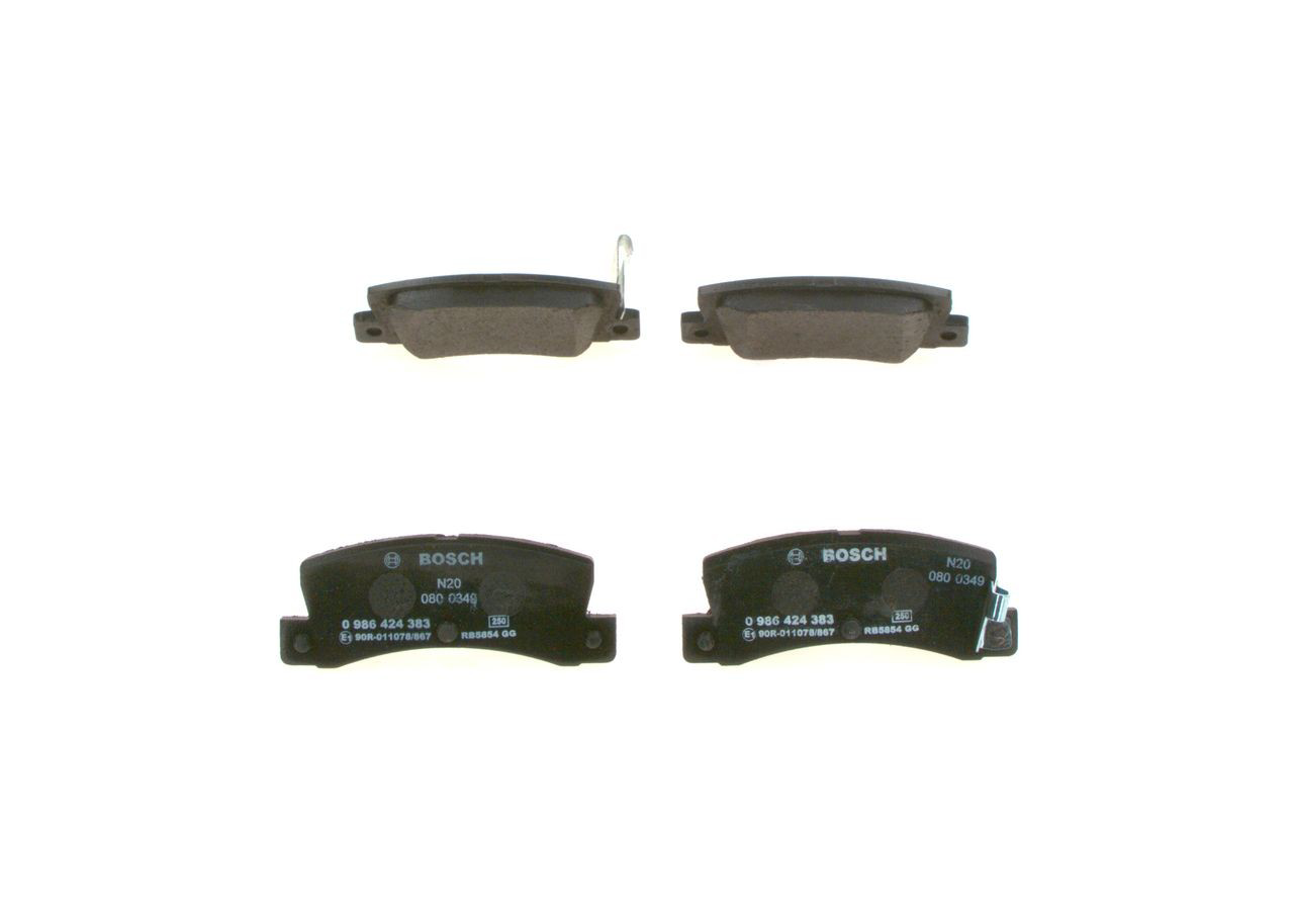 Задние дисковые колодки Bosch 0986424383