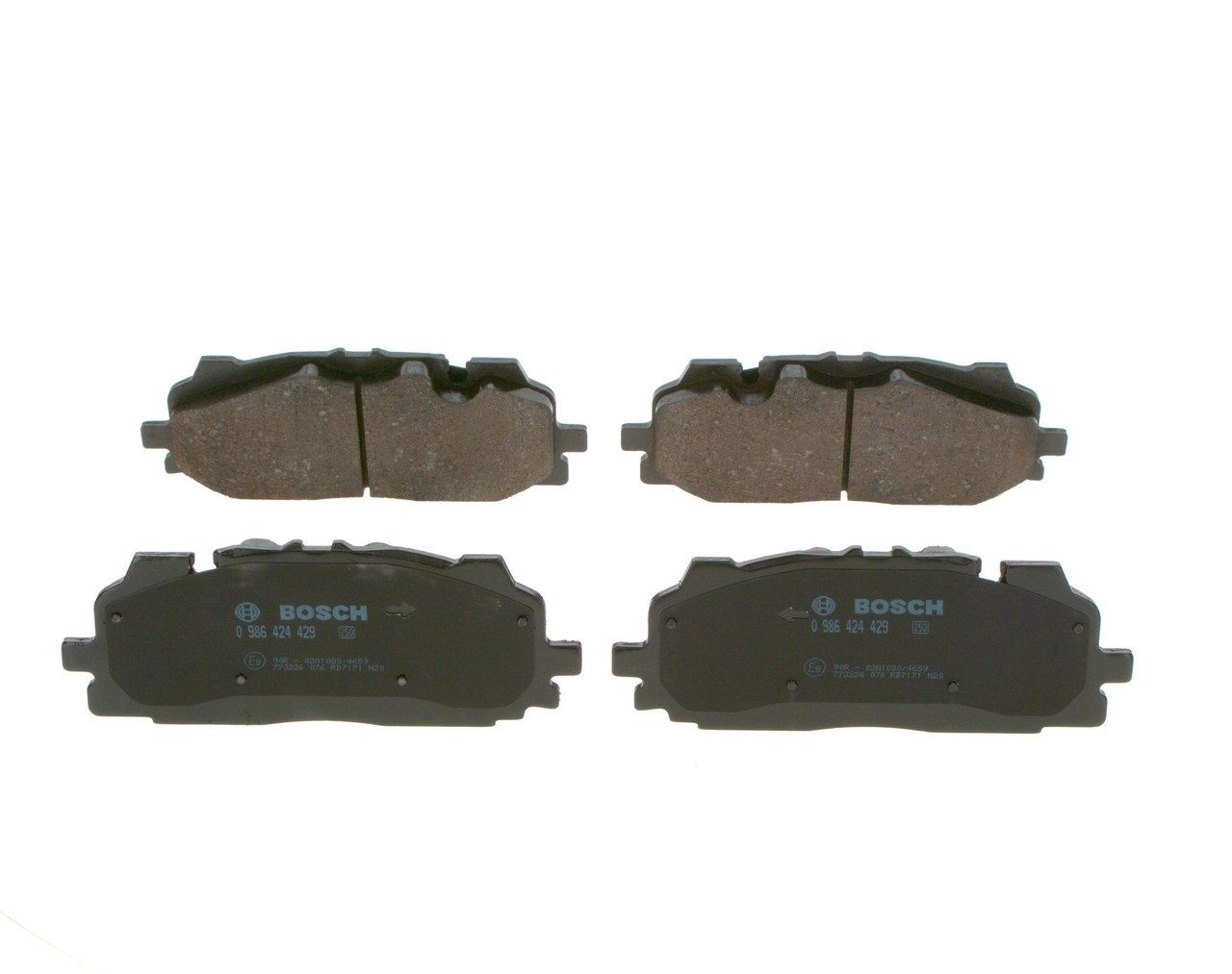 0986424429 Bosch Колодки передние