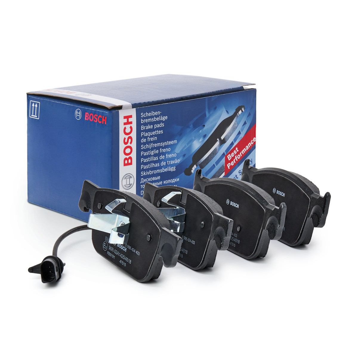 Купить 0986424433 Bosch Колодки тормозные