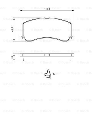 Колодки Bosch 0986424465 цена, от 16.29 USD