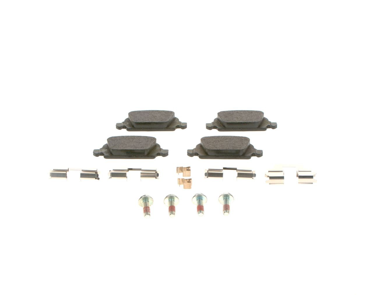 Купить 0986424528 Bosch Колодки тормозные задние, дисковые