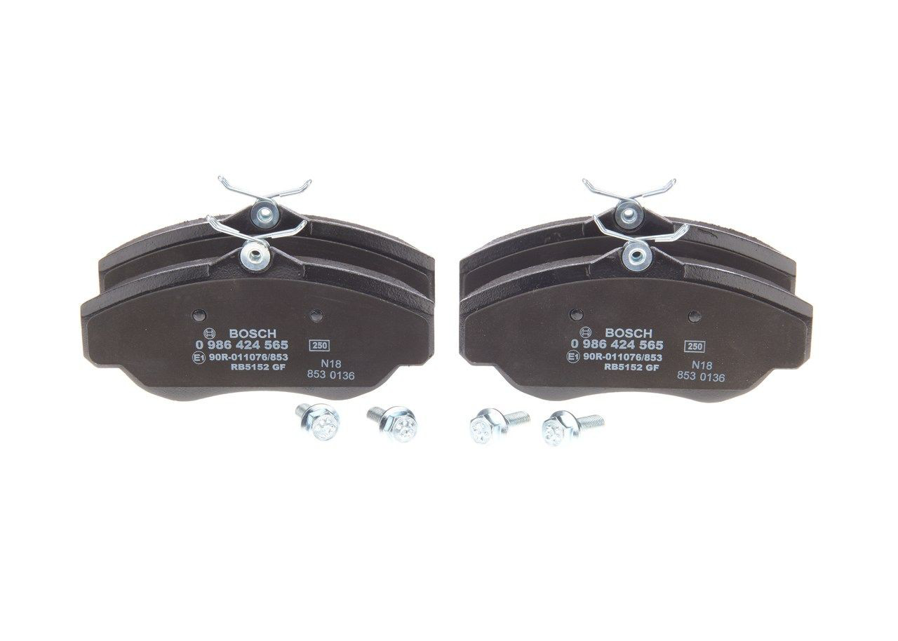 Купить 0986424565 Bosch Колодки тормозные