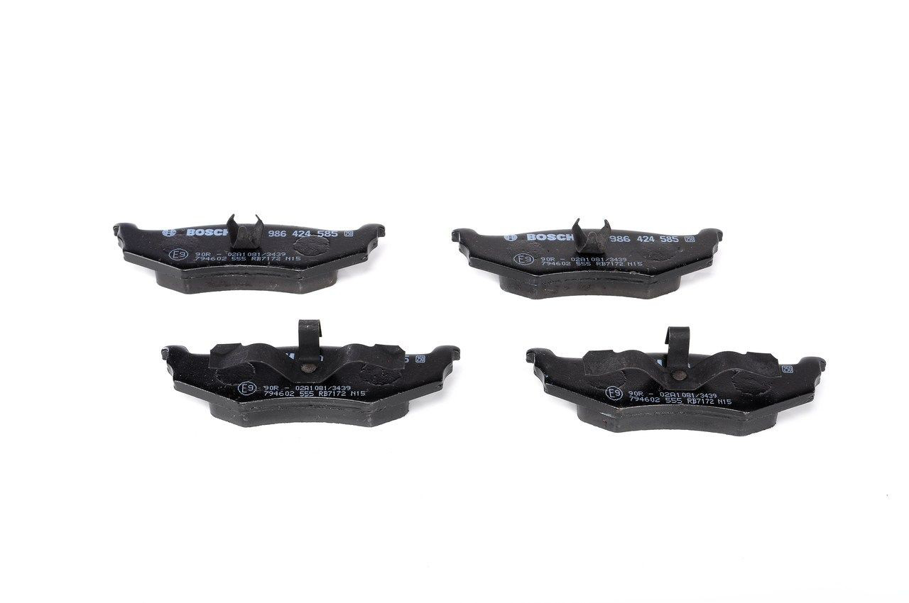 0986424585 Bosch Колодки тормозные дисковые комплект