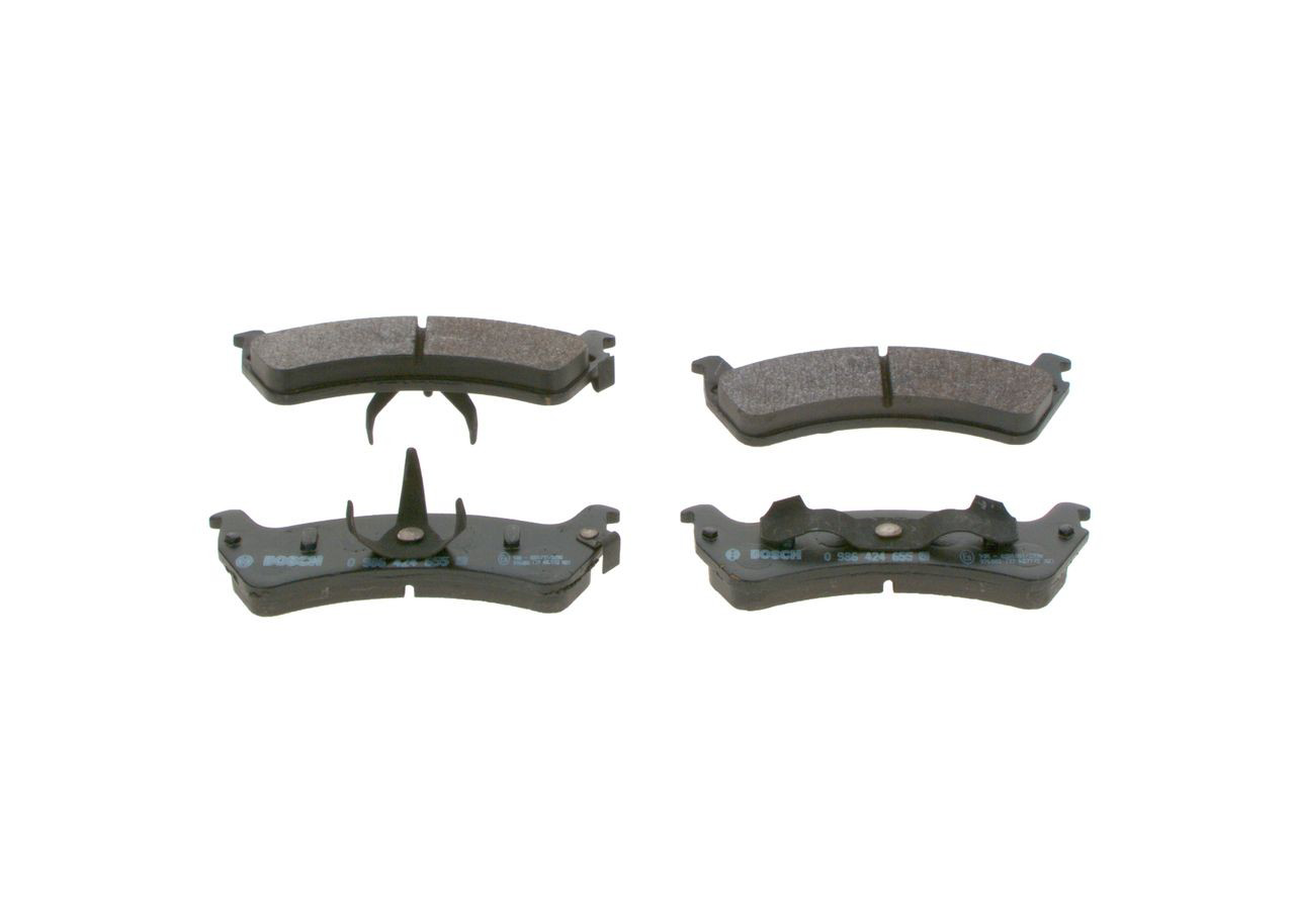 Колодки дисковые  Bosch 0986424655 цена, от 25.08 USD