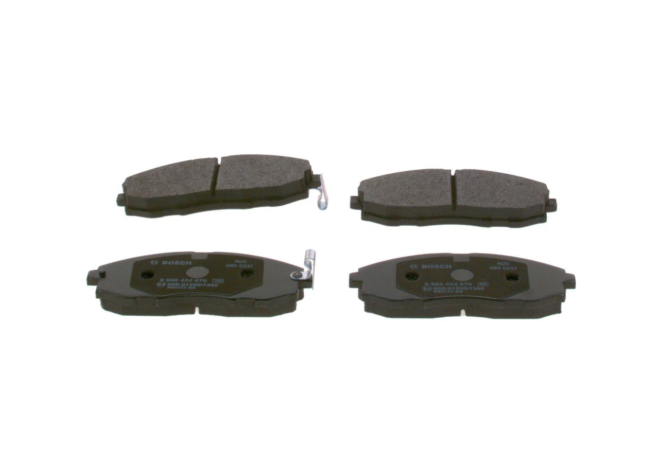 0986424670 Bosch Колодки передние