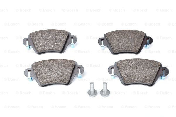 Купить 0986424671 Bosch Колодки тормозные задние, дисковые