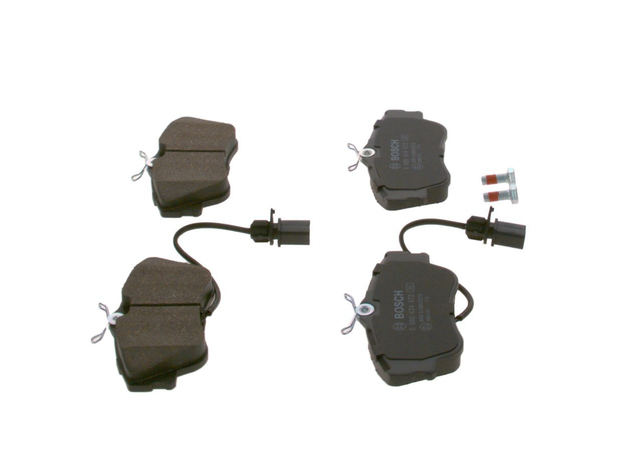 Передние тормозные колодки 0986424672 Bosch