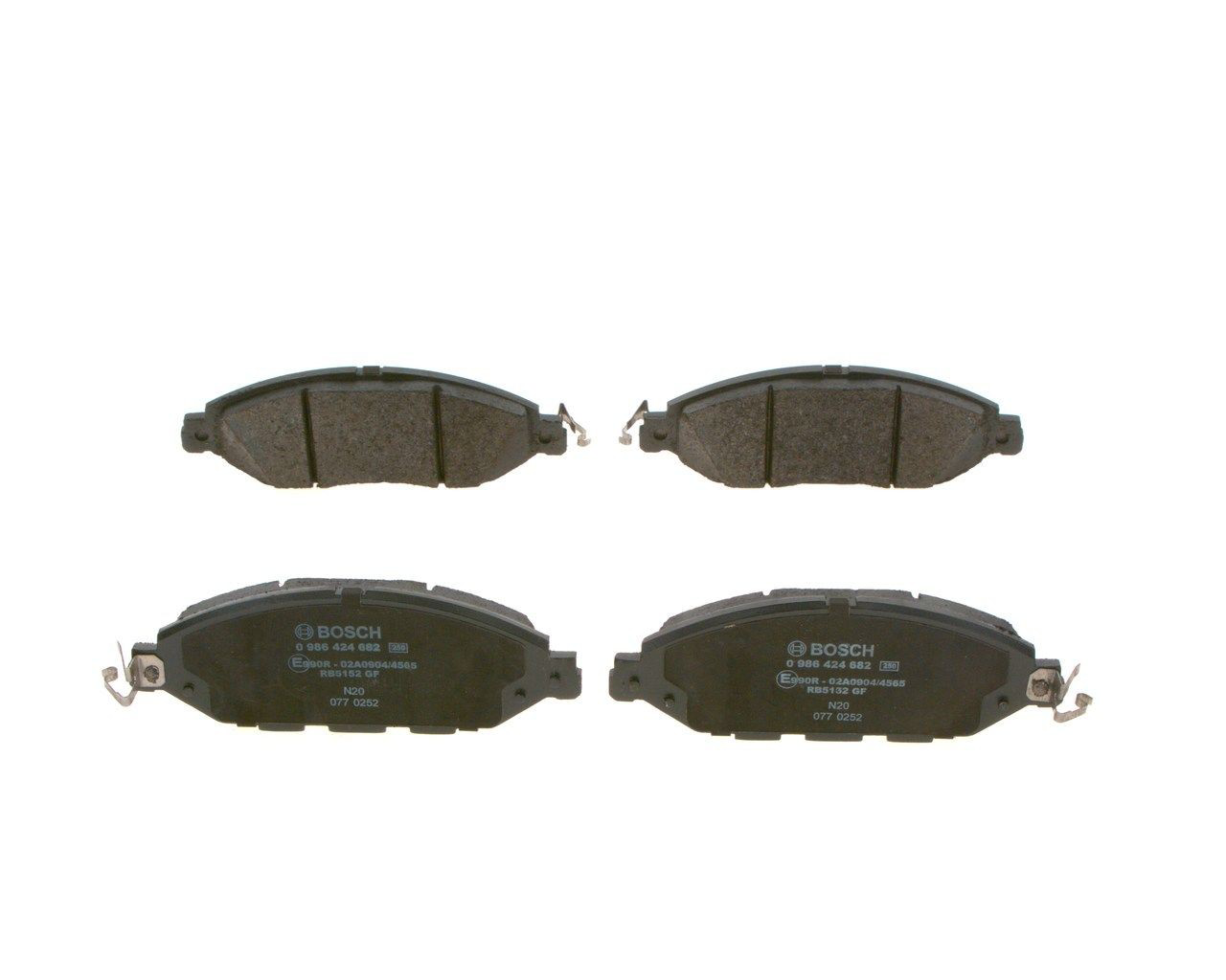 Колодки Bosch 0986424682 цена, от 39.94 USD