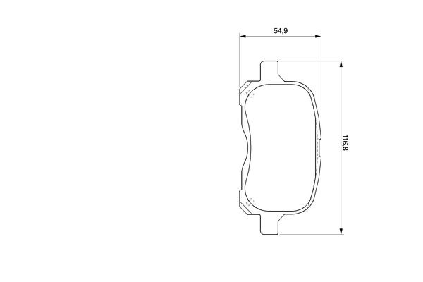 0986424692 Bosch Колодки передние