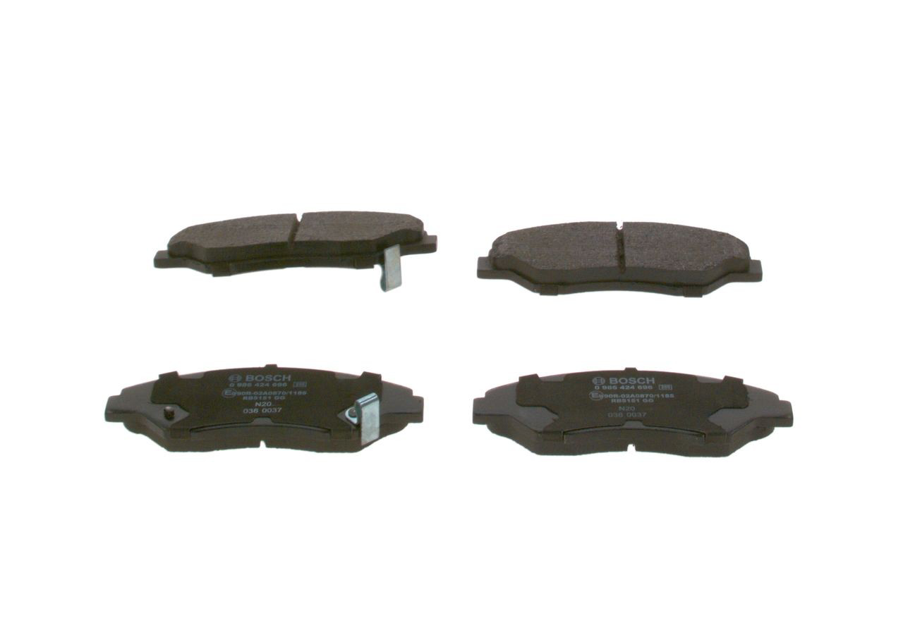 0986424696 Bosch Колодки передние